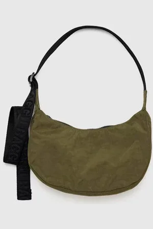 Dlirio Bolso Media Luna Cuadros Kaki - Kaki