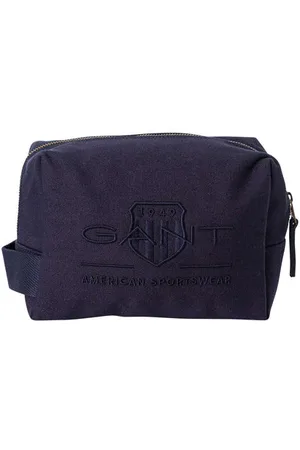 GANT Tonal Shiels Washbag In Marine 9970197 410