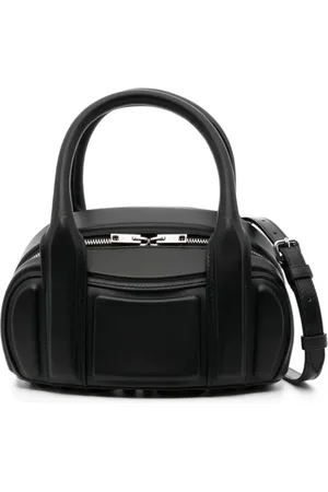 Alexander Wang Balck Roc Leather Shoulder Bag - One Size