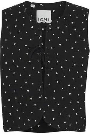 Ichi Qwissa Waistcoat In Heart Op - 38