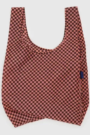 Baggu Pink Check Standard Bag