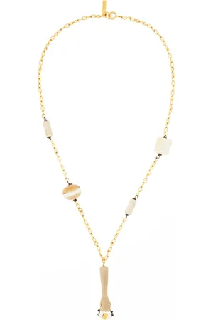 Marni Tone Multi Stone Necklace - One Size