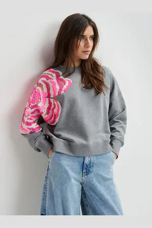 Essentiel Antwerp Gag Sweatshirt - Hurricane Grey - S