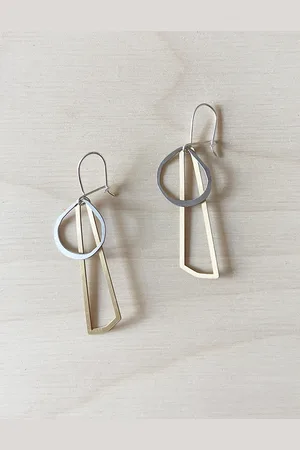 Dowse Ala Earrings - Brass