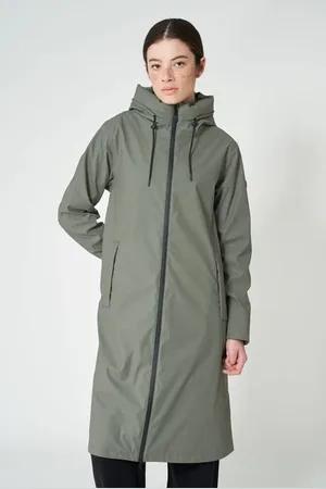 Tanta Rainwear Mulled Basil Waterproof Quilted Coat - 36