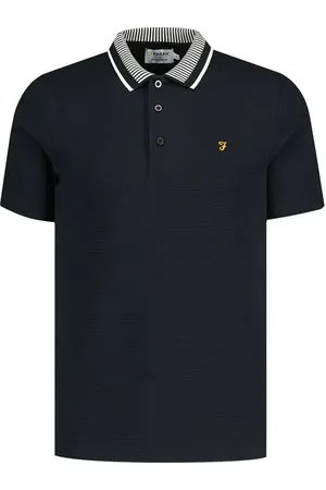 Farah Levy Ottoman Ss Polo In True - True / Xl