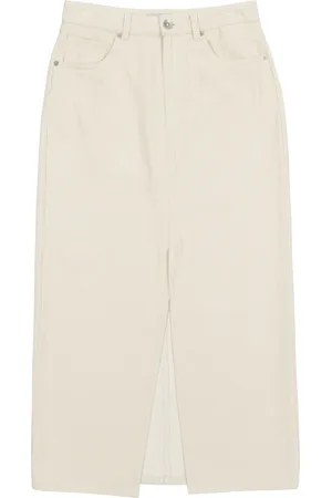 Brixton Ryder Maxi Split Denim Skirt In - 28