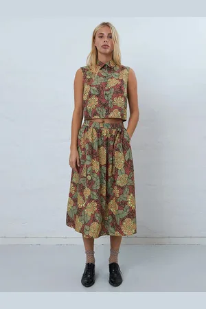 Stella Nova Flowerprinted Midi Skirt - 34