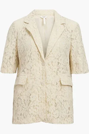 Object Objritta Lace Blazer - Sandshell - 38