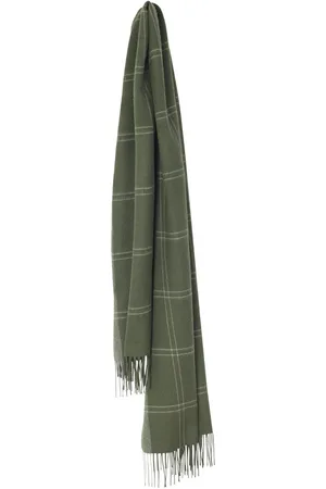 Elvang Denmark Stockholm Scarf In Army 50x200cm In 100% Baby Alpaca Wool