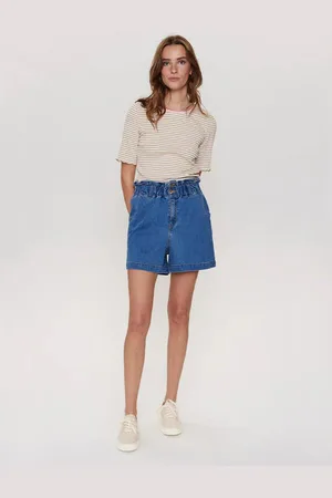 Numph Nululu Denim Shorts - Medium - 34