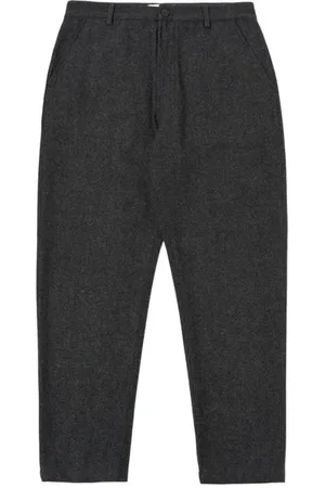 Universal Works Military Chino In Grey Anders Wool Upcycled - 32