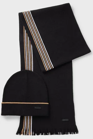 HUGO BOSS Enzo Scarf And Hat Set In In Gift Box 50522443 001 - One Size