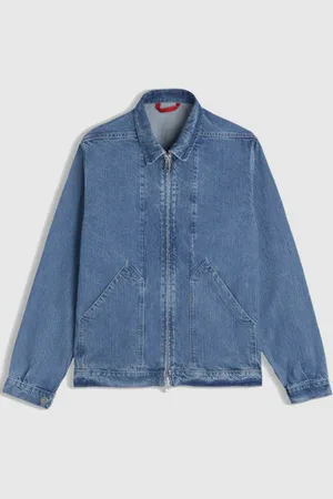 Homecore Veste Ancelin Hemp - Denim Coton & Chanvre - Bleu Bleached - M