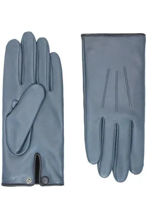 AGNELLE Gants En Cuir - Rick Bleu Pilote - 95