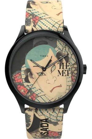 Timex X The Met - Montre Nisada - 40 Mm - Bracelet En Cuir