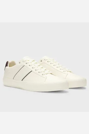 HUGO BOSS Boss - Aiden Faux-leather Trainers In Natural And 50522833 106 - 8