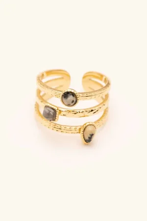 Bohm Paris Dalmatian Jasper Srilaja Ring
