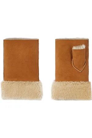 GUSHLOW & COLE Cuffed Mini Shearling Mittens