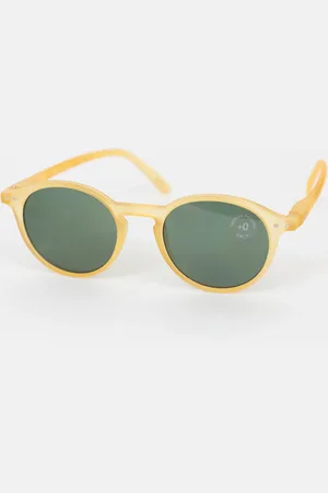 Izipizi #D The Iconic Round Sunglasses In Yellow