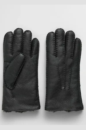 GANT - Leather Shearling Gloves 9930073 005 - M