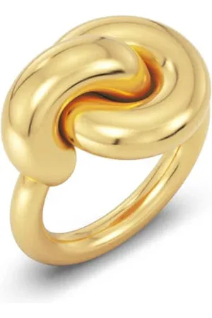 Edblad Redondo Ring In 14k Plating On Stainless Steel