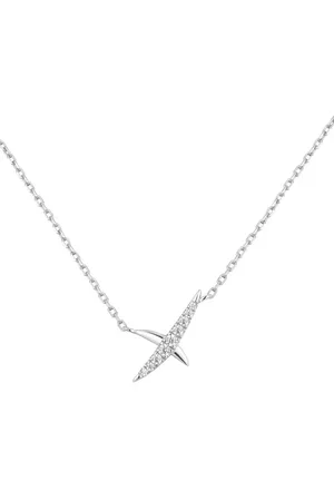 ANIA HAIE Kiss Pave Necklace - Heart Hunter