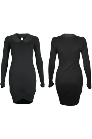 Format Yoke Dress - Black / Xs