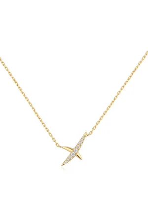 ANIA HAIE Kiss Pave Necklace - Heart Hunter