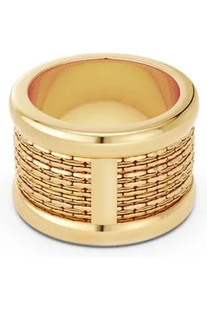 Edblad Lumi Ring In 14k Plating On Stainless Steel