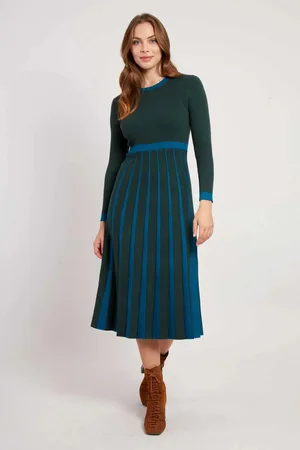Derhy Derhy Jeannette Knit Dress - Green / S