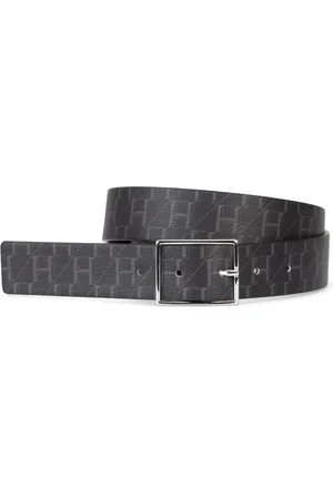HUGO BOSS And Grey Allie Logo Belt - 85