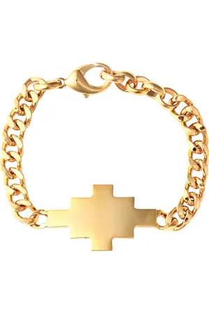 MARCELO BURLON Cross Logo Plaque Chain Bracelet - One Size