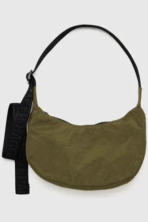 Baggu Small Nylon Crescent Bag - Seaweed