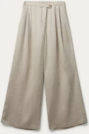 Blanche Size 36 Aestas Linen Trousers In Oxford - 36