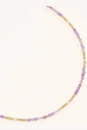 Bohm Paris Amethyst Beaded Necklace