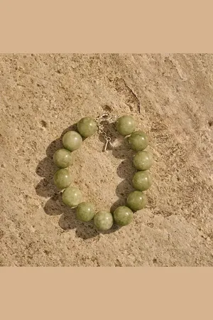 Monk Bead Bracelet, Peridot