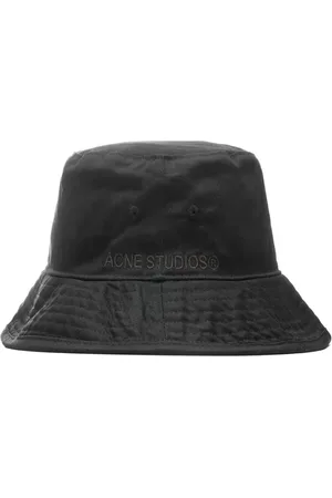 Acne Studios Brimmo Twill Logo Bucket Hat - S/m