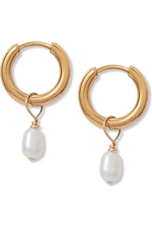 A Weathered Penny Tiny Pearl Hoops