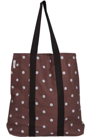 Ichi Sac En Tissu Bordeaux Et Pois