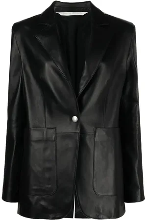 Palm Angels Leather Track Blazer - 40