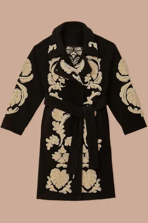 Farm Rio - Helen Fleece Coat - - Xs