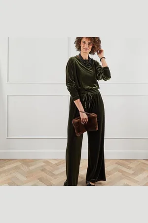 Chalk UK Velour Round Neck Top - One Size, Adult.
