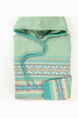 ERIBE Kinross Hoody Sweater - Opal - Small