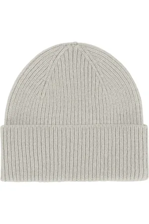 Colorful Standard Limestone Grey Merino Wool Beanie Hat - One Size