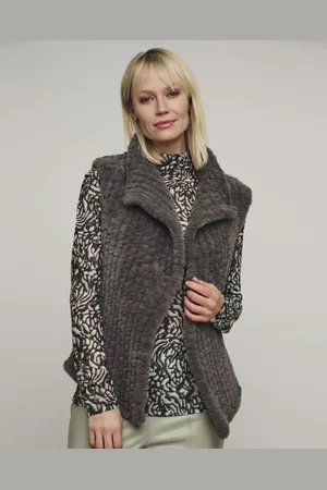 Rino & Pelle Jenna Night Forest Fur Waistcoat - Xs