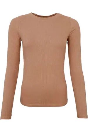Black Colour Latte Ls Tee - Shirt - S/m