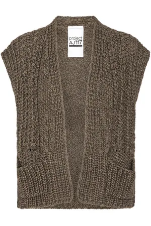 AJ117 Susie Knitted Waistcoat - Small