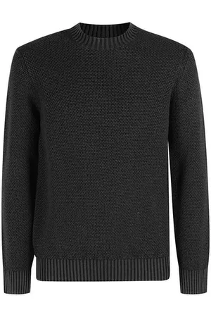 Circolo Cn4624 Virgin Wool Chunky Roundneck Sweater In - M