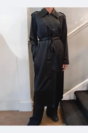Silk95five Soho Trench Dress - S / Black / 24150